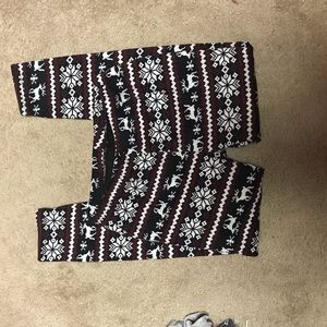 Fleece lined leggings